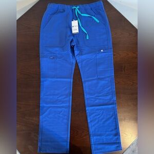 Figs Men's Denim Blue Cargo Scrub Pants